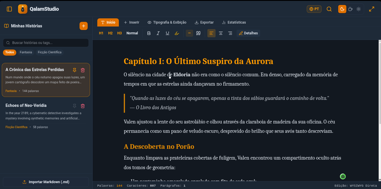 QalamStudio - Captura de Tela 1