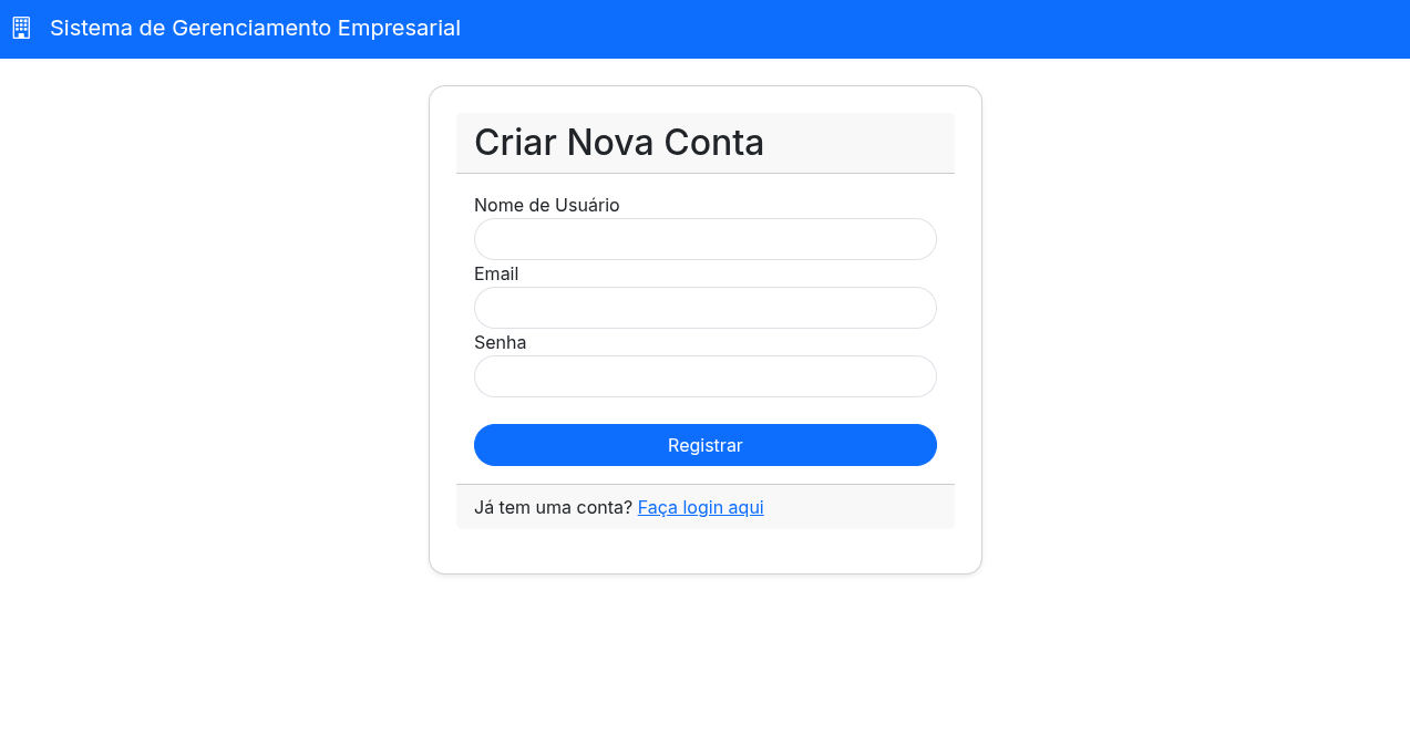 Tela de Login