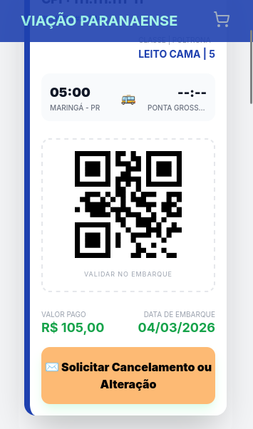 Verificar bilhetes comprados anteriormente